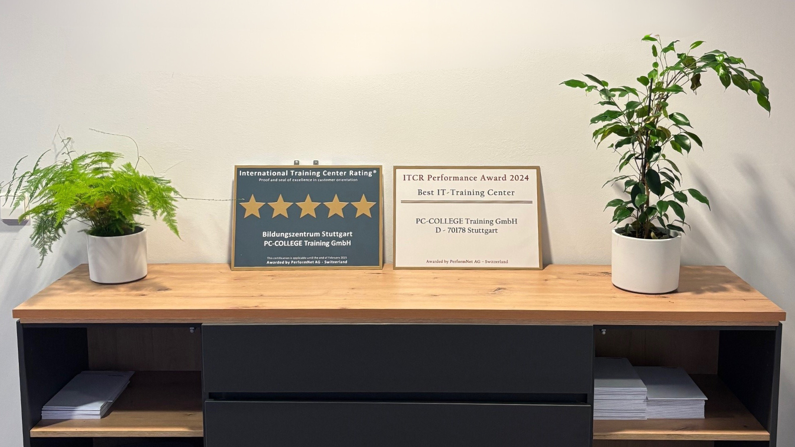 ITCR Award im PC-COLLEGE in Stuttgart